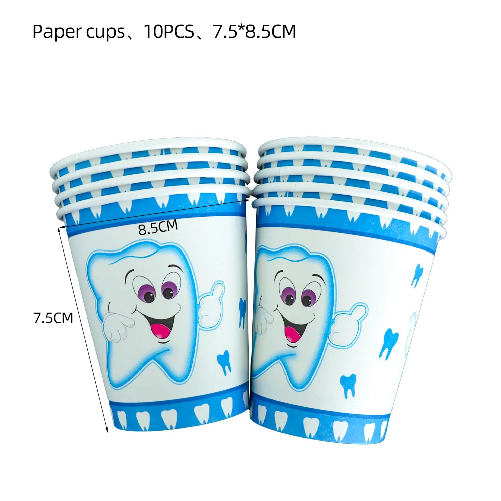Lote de vasos de papel desechables con dibujos animados de Tigre y León  para niños, suministros de decoración para fiestas de cumpleaños, recuerdos  para Baby Shower, lote de 10 unidades|Vajilla de fiesta