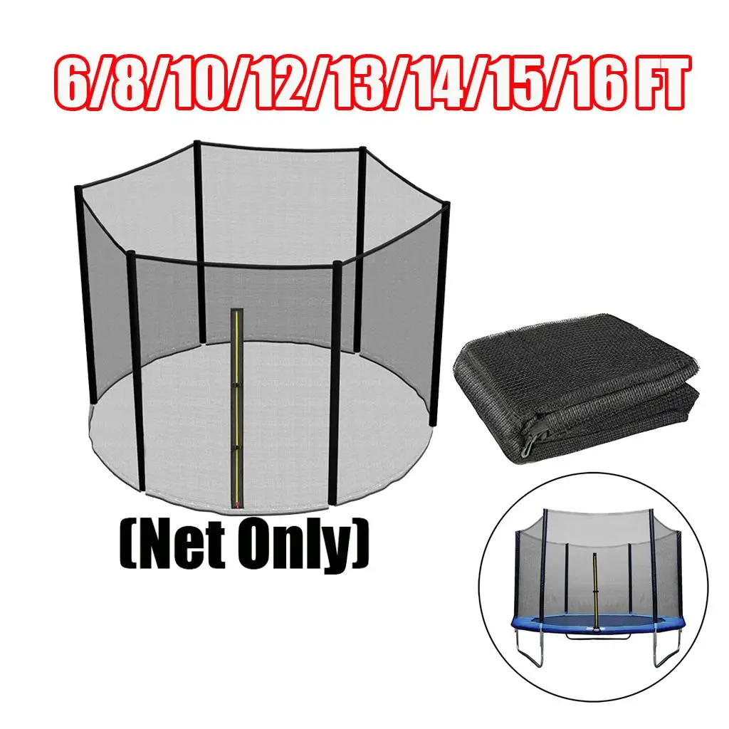 Round Trampoline  Enclosure Mesh Replacement Surround Netting