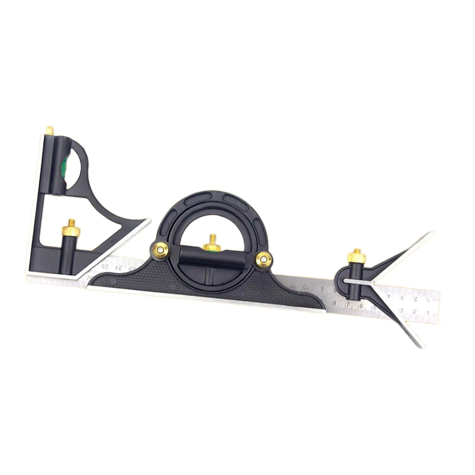 Adjustable Combination Angle Marking Tool Parallel Ruler Professional Multifunctional 45 / 90 Degree Right Protractor Square