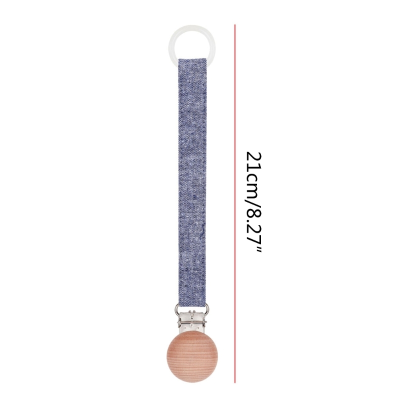 Baumwolle Baby Schnuller Kette Clip Schnuller Nippel Halter Verschlüsse Schnuller Schnuller Clip A2UB – Detail 3