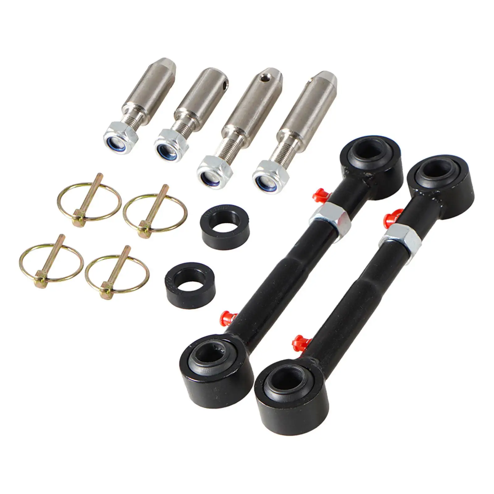 Adjustable Front Sway Bar Links Disconnects Metal Fits for 2/4