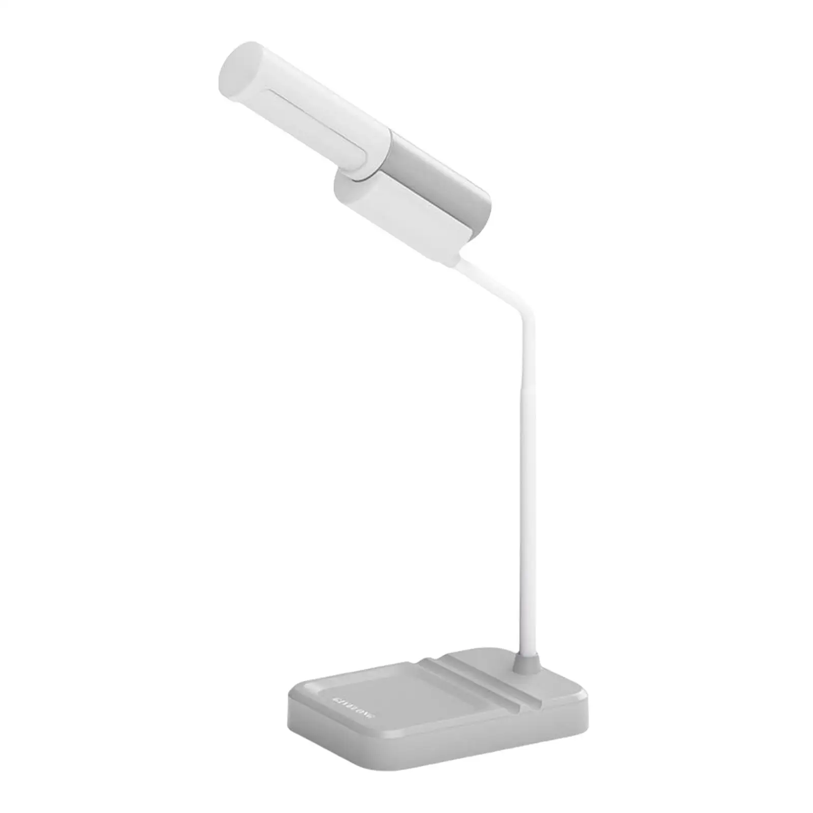 Dimming LED Desk Lamp Bedside Table Light with Phone Holder Eye Protection USB Handheld Flashlight for Study Dorm Home Bedside