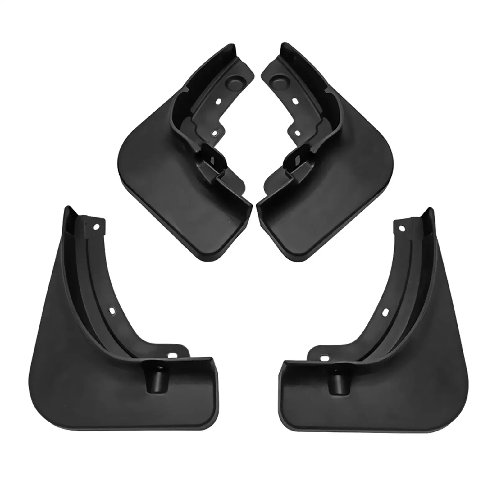 4x Vehicle Mud Flaps Front and Rear Splash Guards Fender Mudflaps Mudguard for