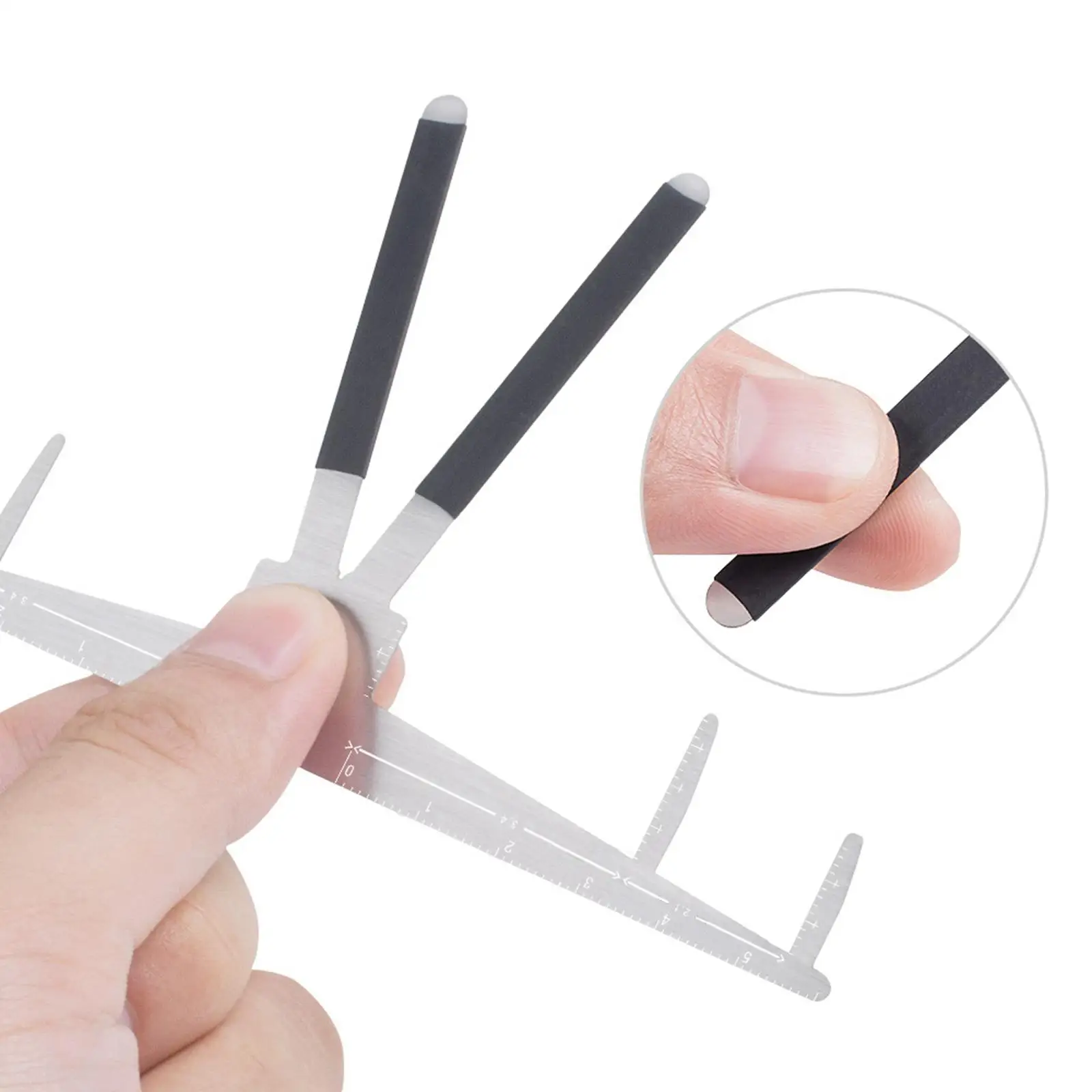 Eyebrow Ruler  Positioning Grooming Stencil Tool Makeup Stencil for Eyebrow