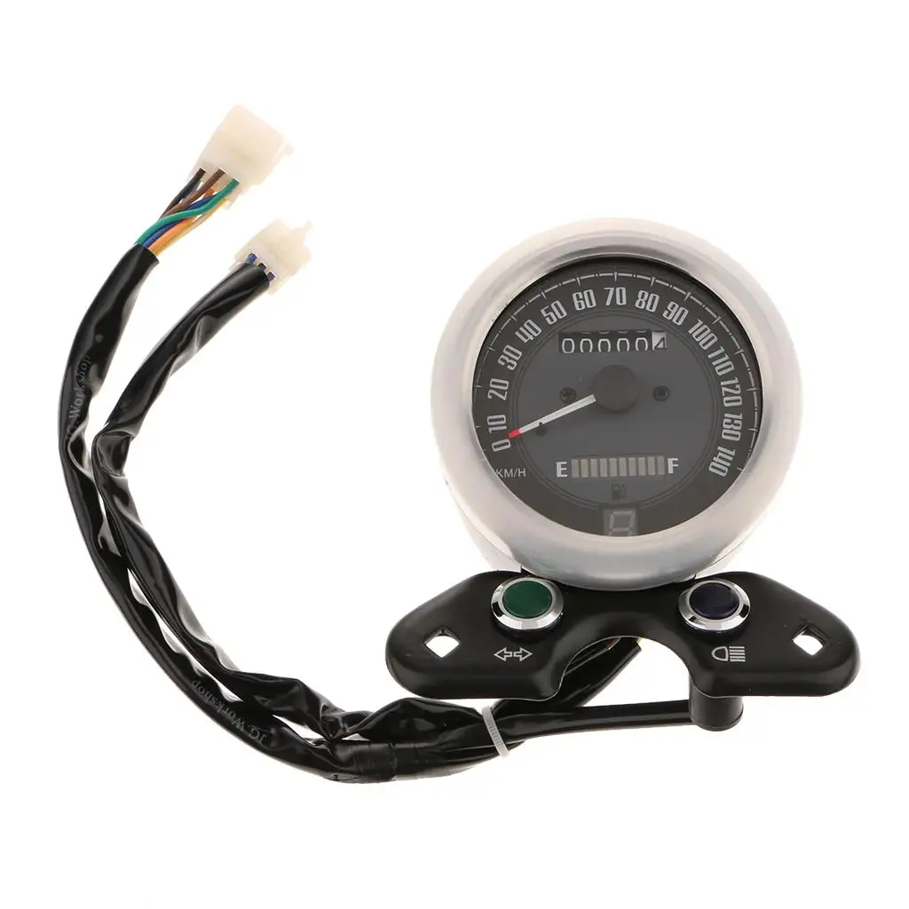 Motorcycle Odometer and Speedometer Gear Digital Display for Honda CG125
