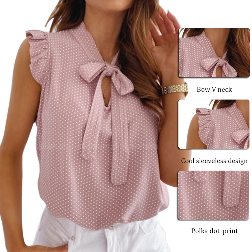 Title 12, Femmes Blouses Papillon Manches Courtes Chemise...