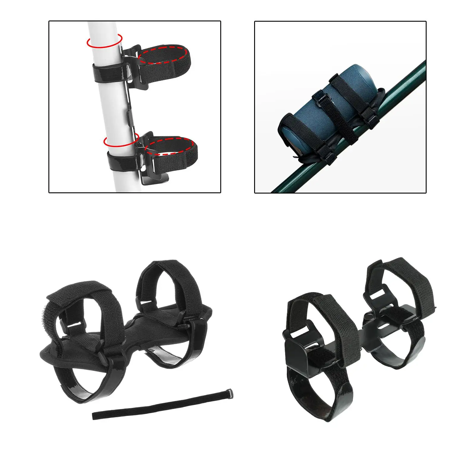 MTB Road Bicycle Portable Speaker Mount Motorbike Bottles Bracket Cups Stand Cycling Beverage Bottle Stand for Golf Cart Railing