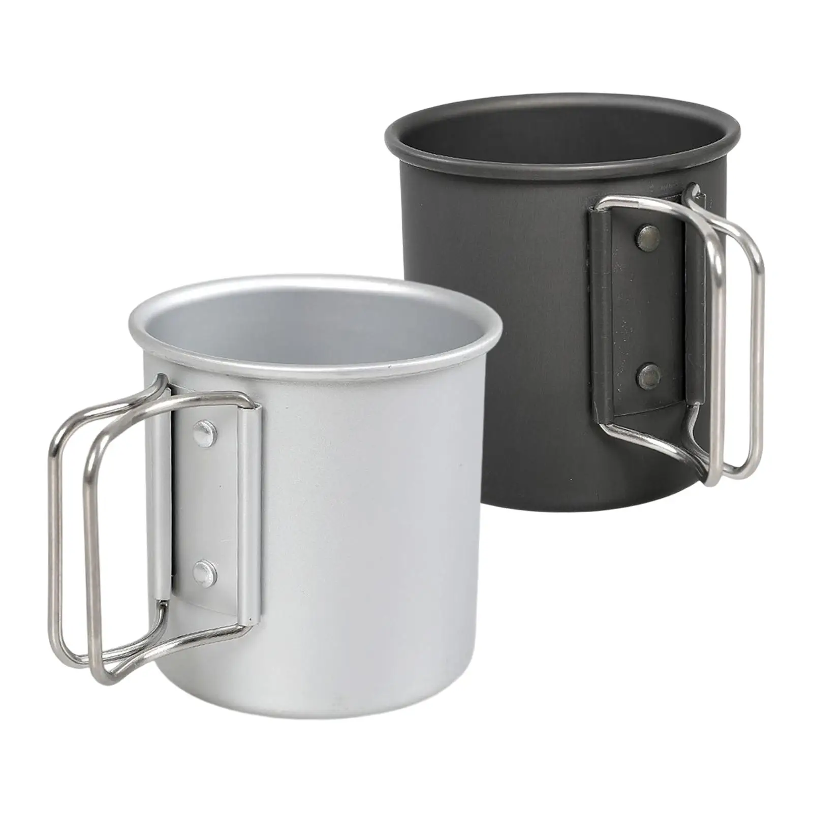 Multifunctional Camping Mug 0.3L Foldable Handle Ultralight Saving Cup for Fishing