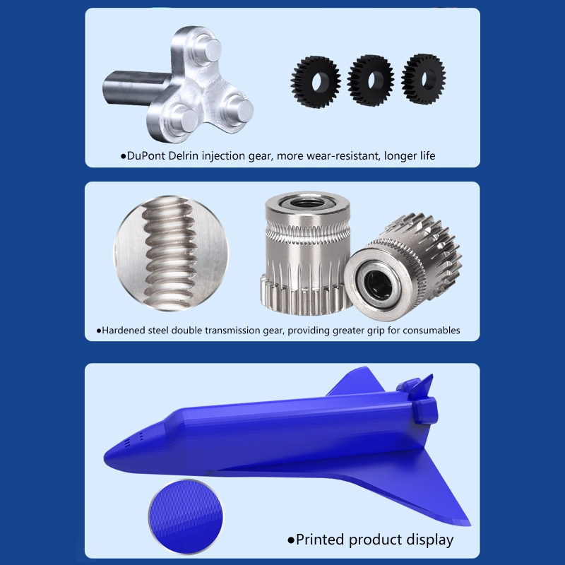 Orbiter- Extruder V 1,5 Dual Stick Direkt mit Motor Kompatibel mit Ender 3 V2 Pro Ender5 Plus CR10 BLV voron V 2,4 Prusa – Detail 7