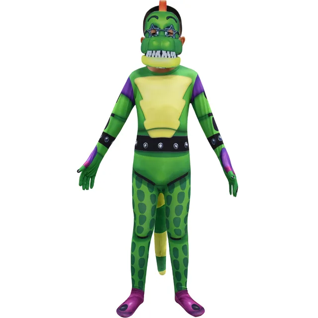 Glitchtrap traje fnaf crianças cosplay moda feminina 7 peças gato