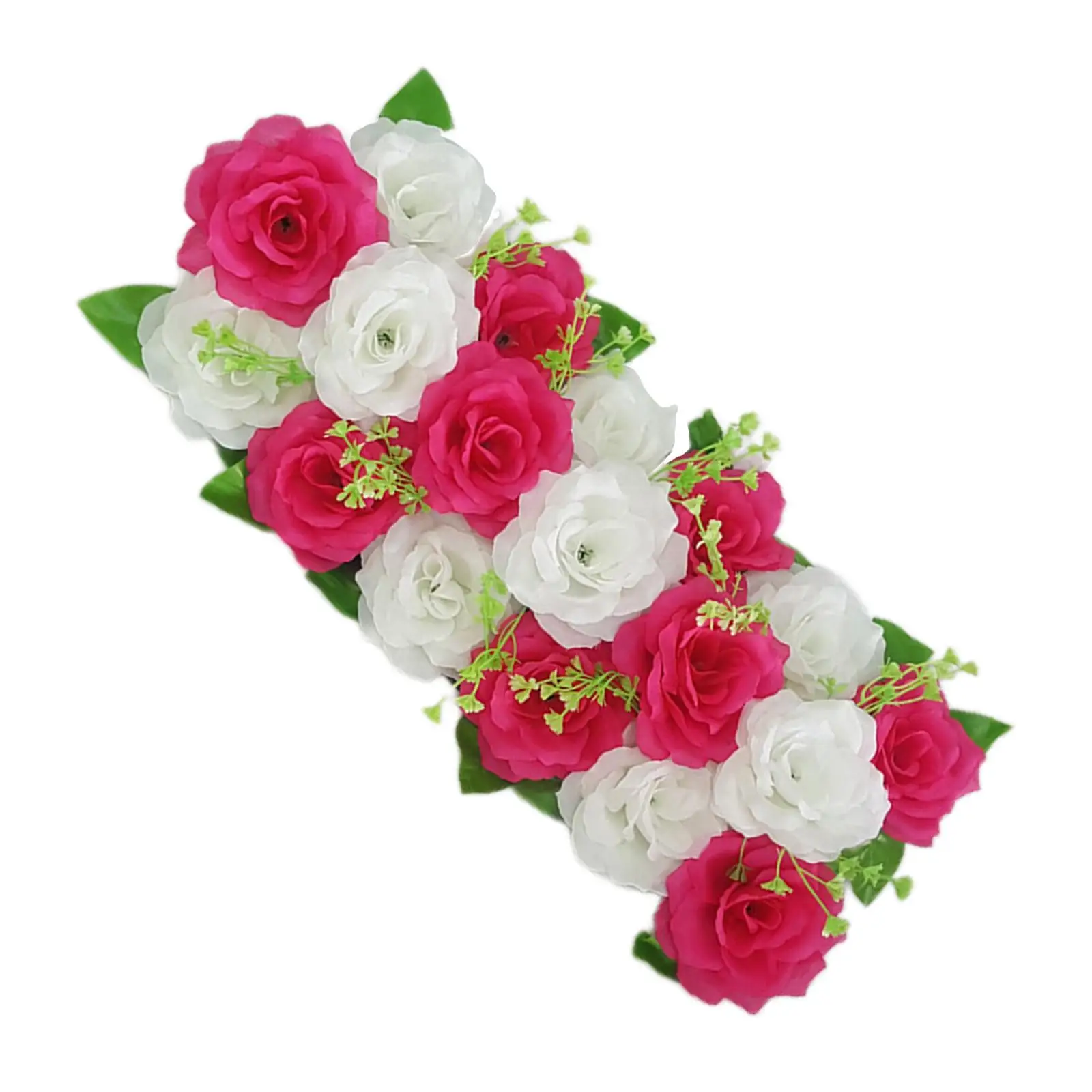 Artificial Flower Panel Arched Door Flower Row Table Centerpieces Floral