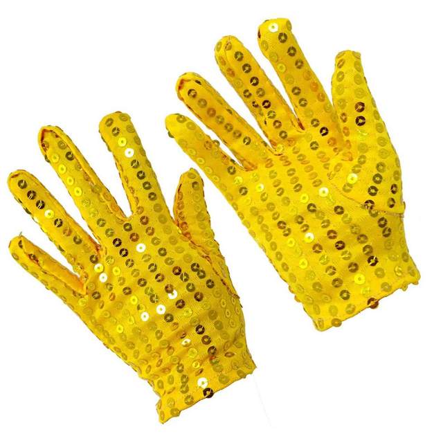 Guantes de lentejuelas para niños, disfraz de MJ, pequeños (6.5 pulgadas de  largo - 2.5 pulgadas de ancho) que estiran algunos | Vestirse | Danza 