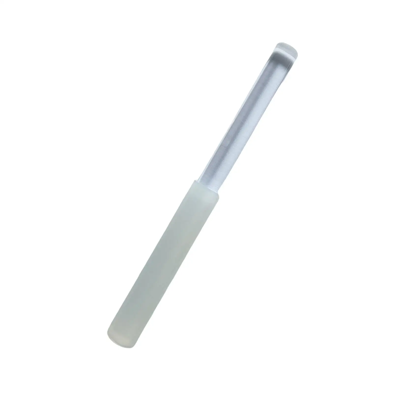 1 Piece Crystal Mallet with Smooth Latex Handle Transparent Waterproof Meditation Gift Silicone 