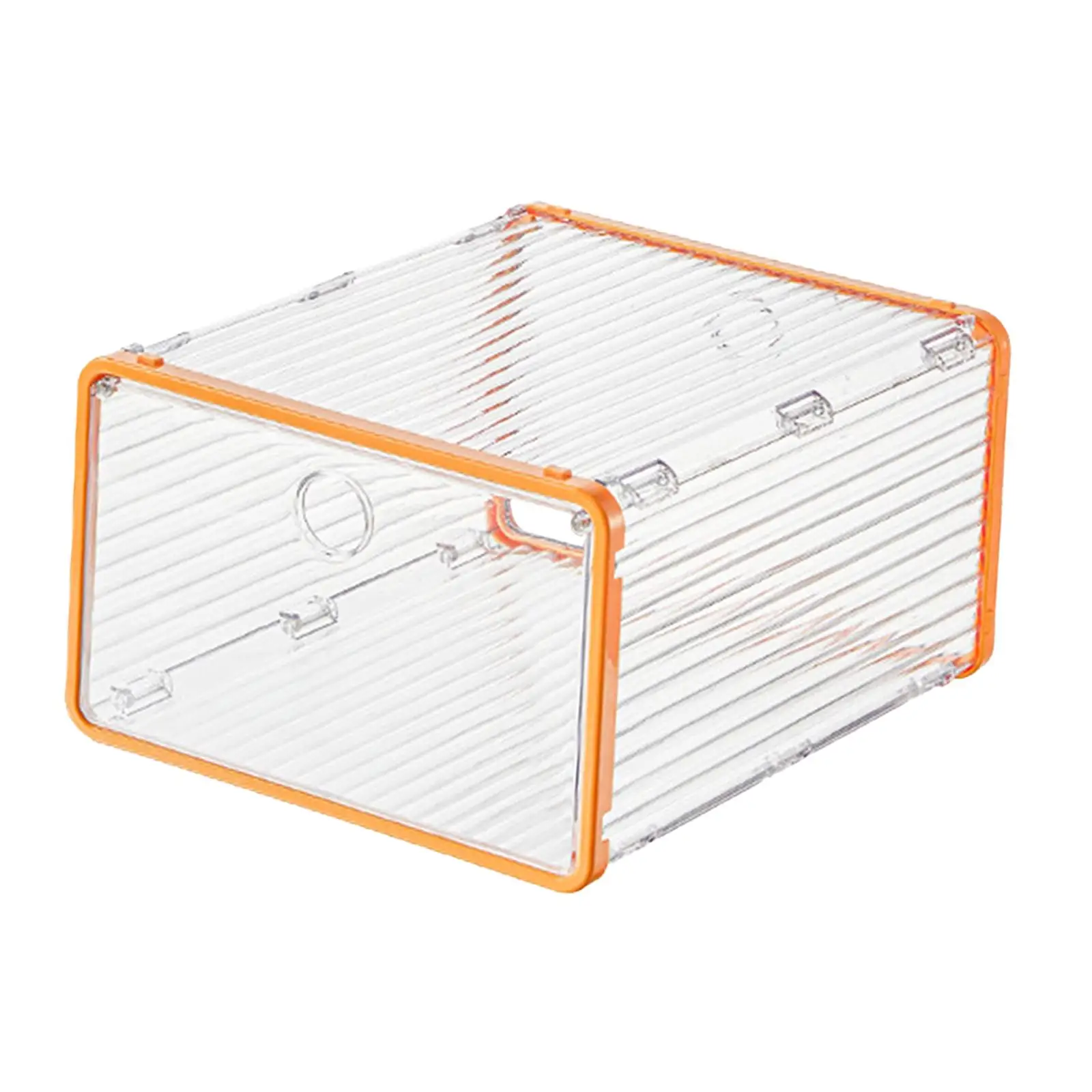 Large Shoe Storage Box Shoe Organizer Toys Bins Side Opening with Lid Display Case for Closet Dorm Apartment Bathroom Camper