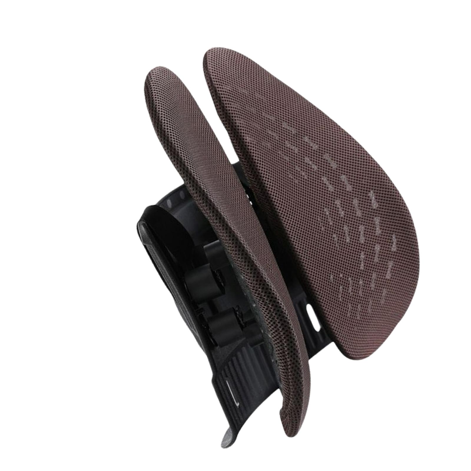 Universal Car Lumbar Support Pillow Seat Cushion Breathable Delicate Touch Multi-Use Coccyx Pain Relief Back Pad Fit for Car