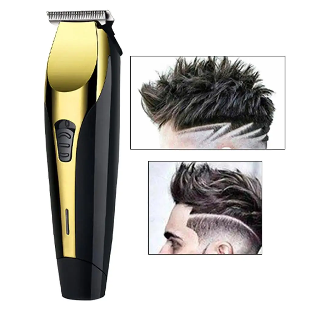 USB Electric Hair Clippers Mens Beard Trimmer w/Limit Comb for Barbers