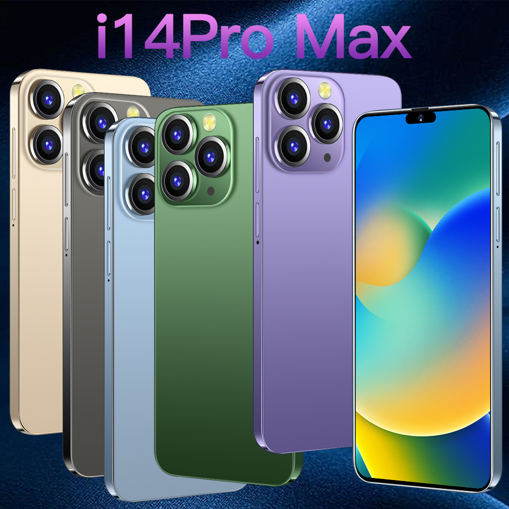 i14 Pro Max / H208, 2GB+16GB, 6.5 inch, Face ID, Android 8.1 MTK6580P Quad  Core, Network: 3G (Blue)