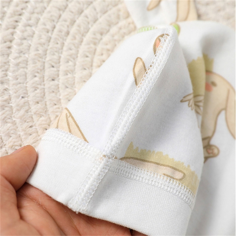 Nette Frühling Infant Krankenhaus Beanie Neugeborenen Baby Mädchen Baumwolle Hut Tolddler Junge Weiche Single-Schicht Hut Hut – Detail 13