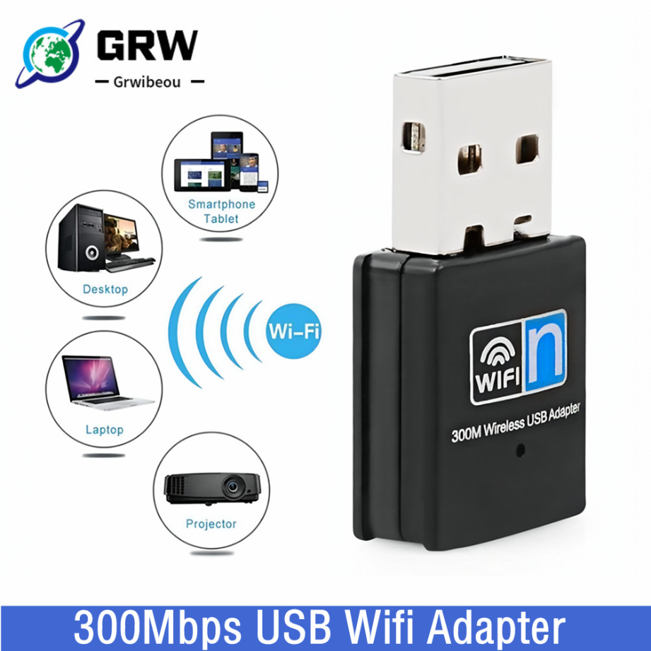 USB-Адаптер Grwibeou Сетевой, 2,0 Мбит/С, 300 Мбит/С | AliExpress