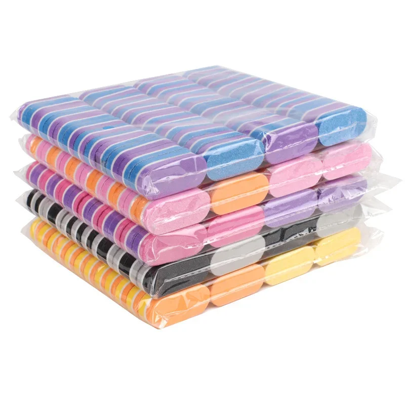 Best of 10 / 20 / 40Pcs Double Color Mini Nail Sponge File Buffer Block Buffing Sanding File Pedicure Manicure Tool Gel Suplies Accessories Reviews & Tips - Image 2