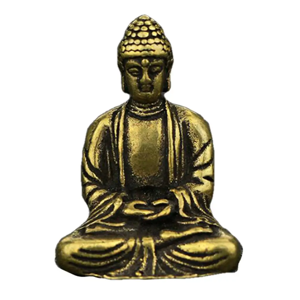 Brass Buddha Figures Home , Home Accessories Office, Sculpture Decoration