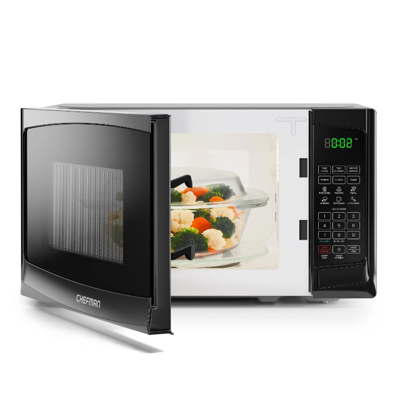 Title 2, Chefman Countertop Microwave Oven 0.7 cu ft. wi...