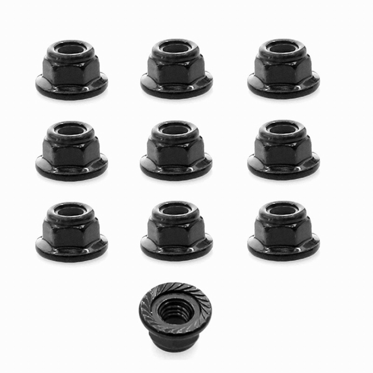 10 Stück M4 Radsicherungsmuttern 4 mm für TRAXXAS 2.0 # 8347 TRX4 TRX6 Axial SCX10 90046 1/10 RC Auto – Detail 1