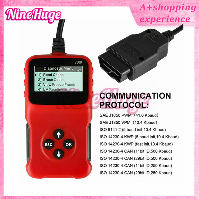 Car Diagnostic Scanner Repair Automotive Erase/reset Fault Codes 