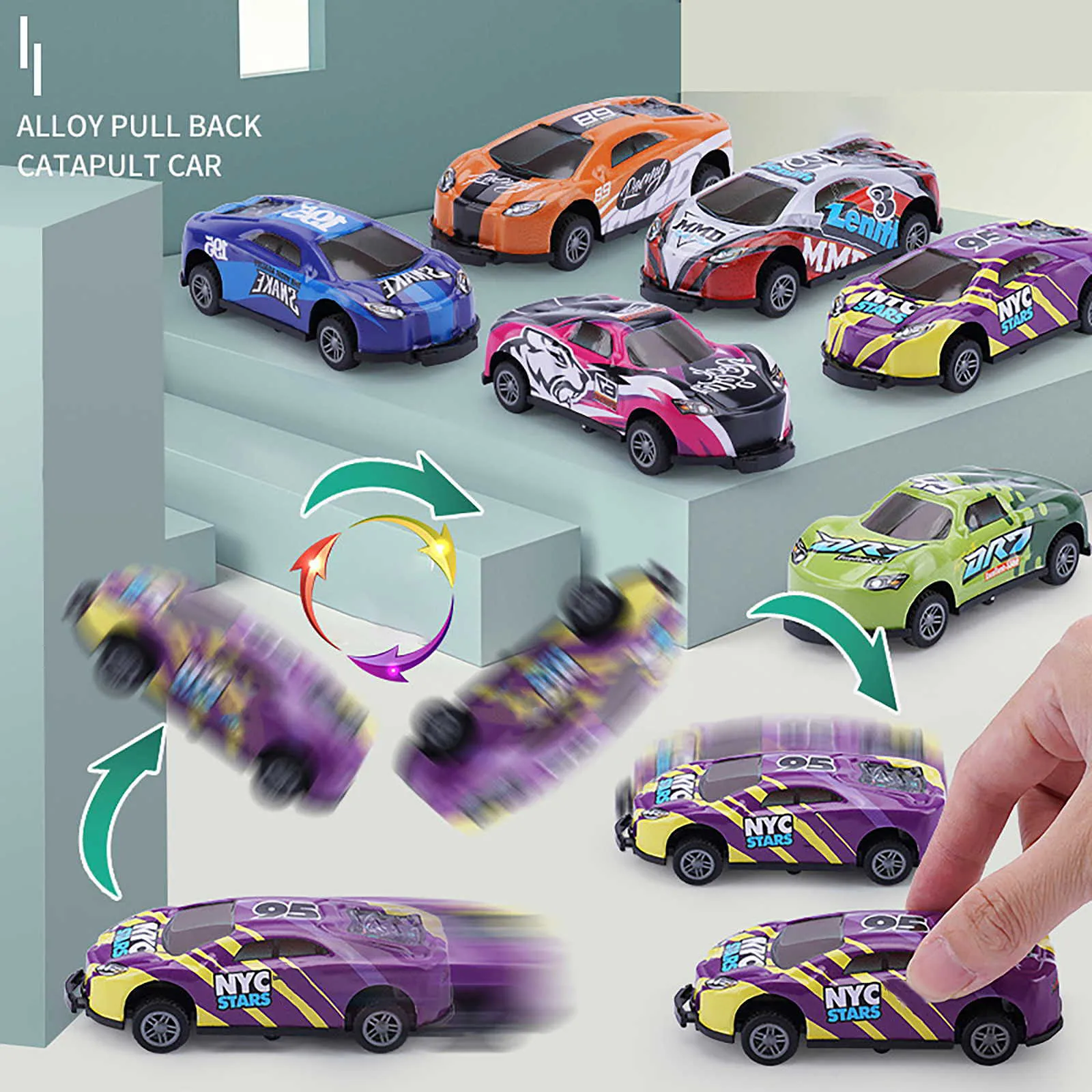 1 шт. трюки игрушечный автомобиль креативные мини-модели автомобилей  вытягивающие автомобили небольшие игры призовы симпатичные пластиковые  игрушки для мальчиков детские подарки | AliExpress