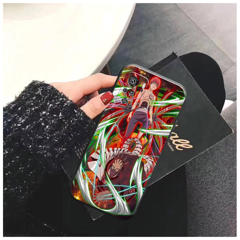 Lovely Anime Naruto Naruto Kakashi Phone Case For Redmi Note 9S Note 7 Pro 10 9 5G 8 2021 10S Max 8T 9S 10T 9T P08o Leather