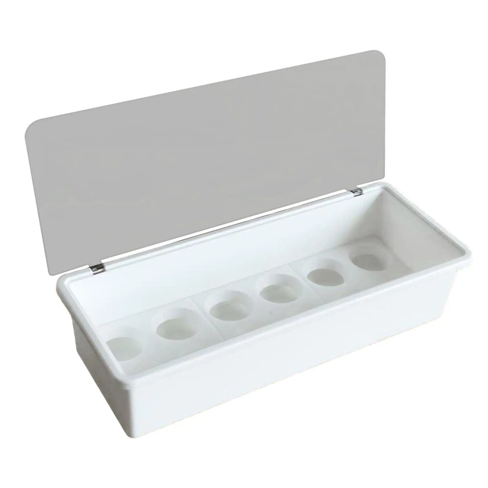Egg Holder with Lid Egg  Storage Box for Refrigerator Cabinet Fridge