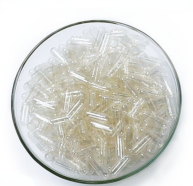 100PCS/Bag Hard Gelatin Empty Capsules Transparent Hollow Seperated Joined Capsules Shell Medicine Edible 00# 0# 1# Health Care
