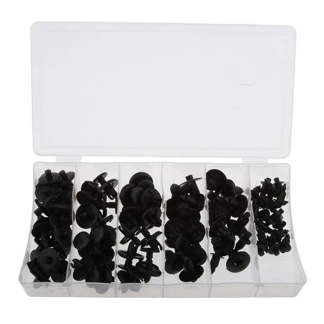Nylon Pry Rivet 80Pcs Screw Rivet  Fastener For Motorcycle