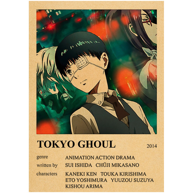 Tokyo ghoul' Poster, picture, metal print, paint by Sihasale