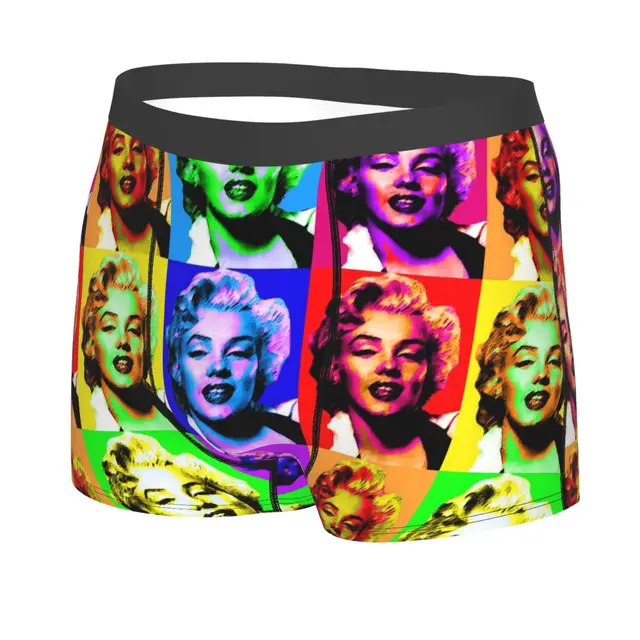 Marilyn Monroe Underpants Breathbale Panties Men's Underwear Sexy Shorts  Boxer Briefs - AliExpress