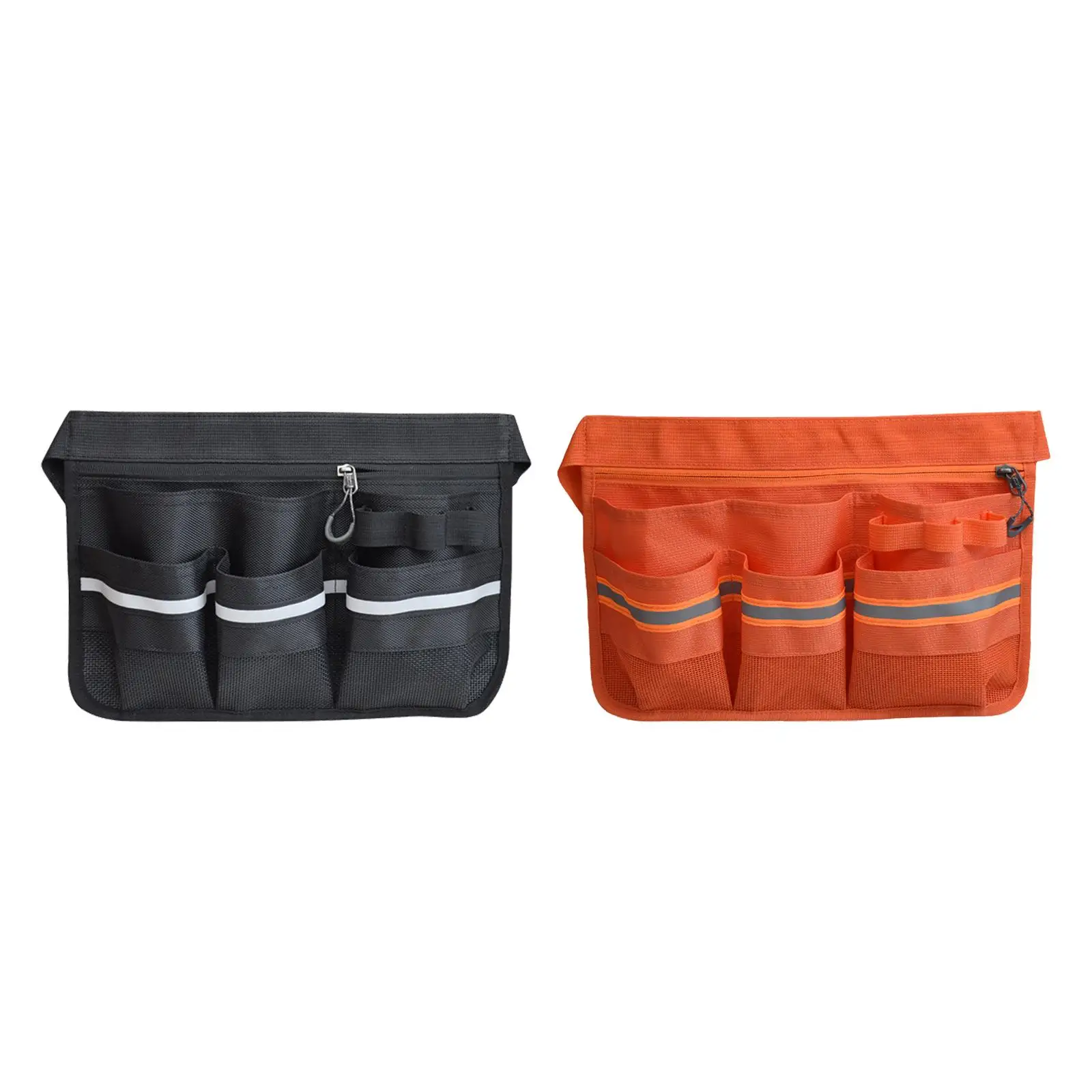 Tool Bag Oxford Cloth with Pockets Waiter Storage for KTV Cleaning Catering