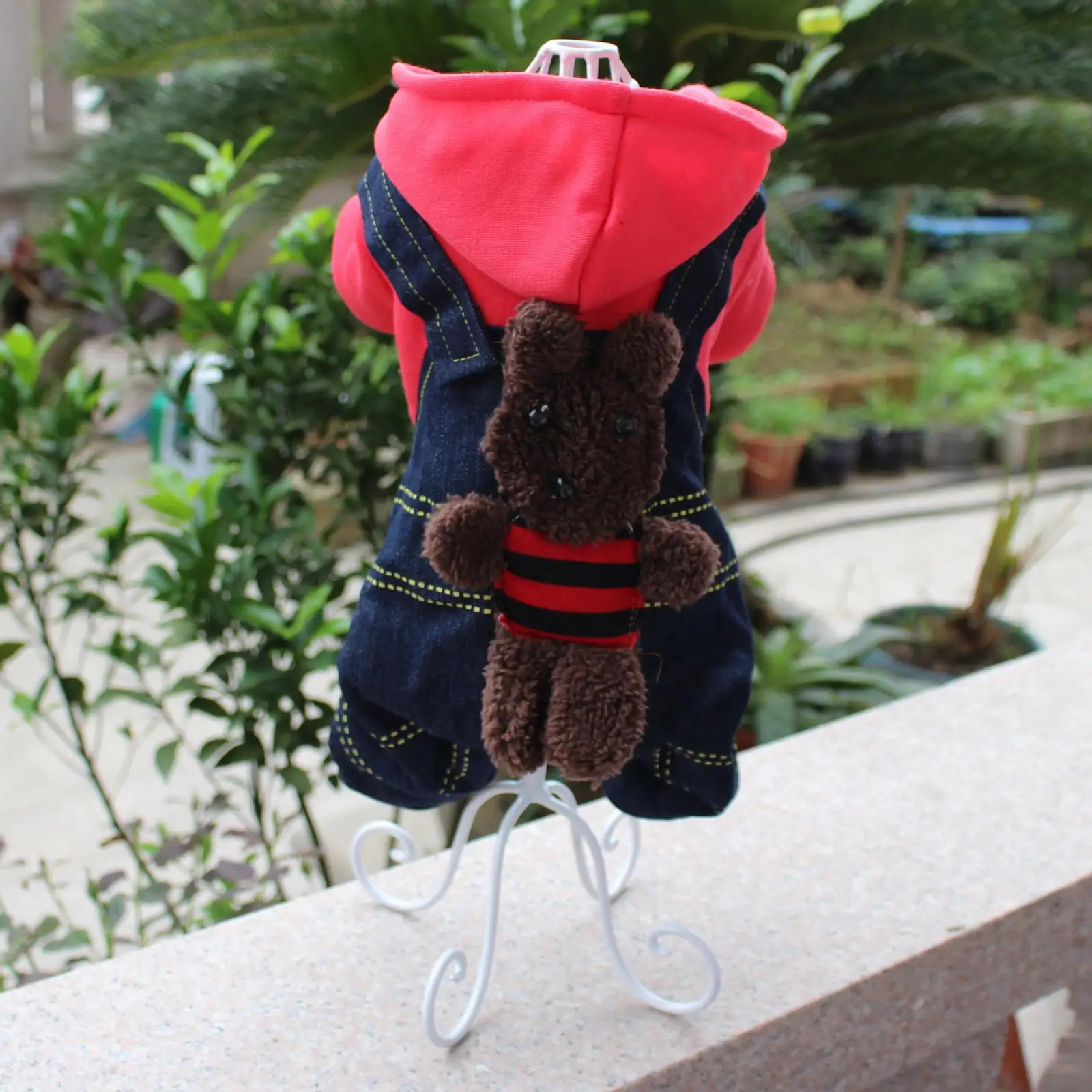 Pet Clothes Hanger Compact Durable Metal Pet Clothing Display Rack Supplies Store Exhibition Dog Accessories