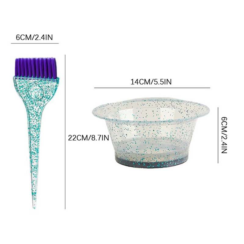 Description Picture 2 of itemHair Dye Color Brush Bowl Hair Tint Dying Coloring Applicator Hairdressing Styling Dye Mixer Accessories