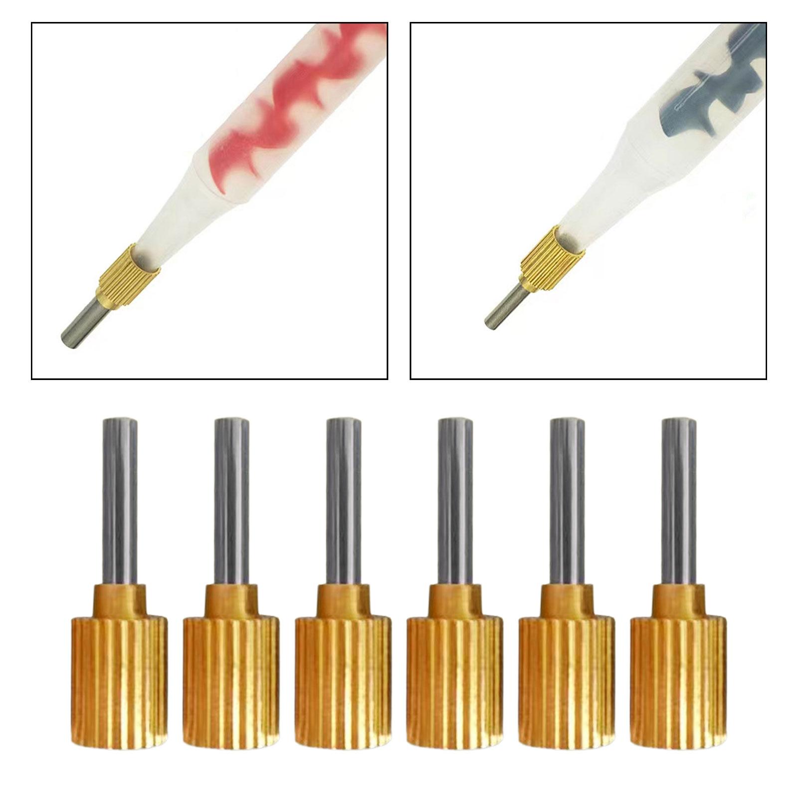 6Pcs Hot Melt Glue Tool Nozzles Mouth Professional Small Diameter Nozzle