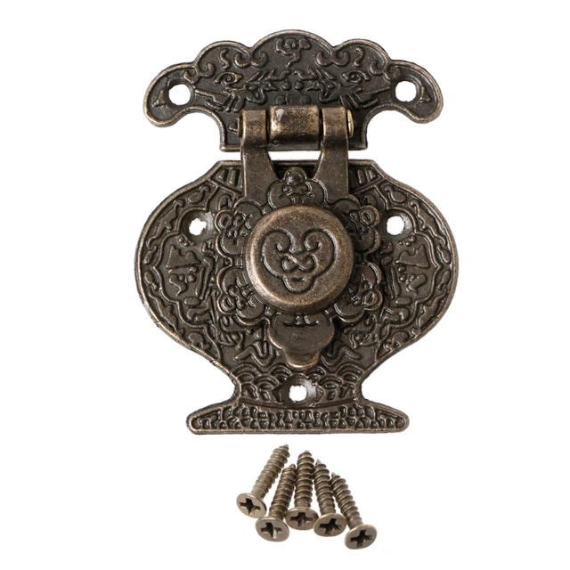 Antique Bronze Hasp for LATCH Jewelry Wooden Box Mini Cabinet Buckle Lock  Decora - AliExpress