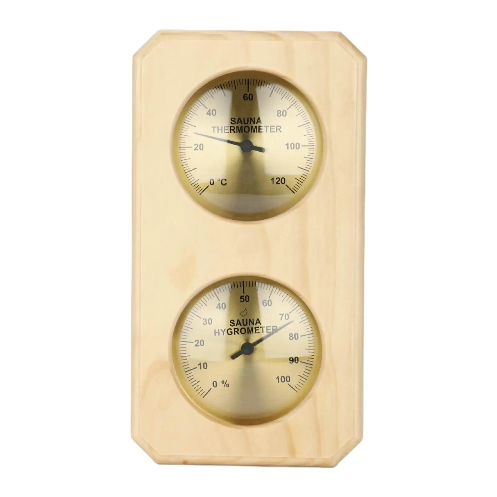 Sauna Thermometer Hygrometer Indoor Humidity Horizontal Hygrothermograph