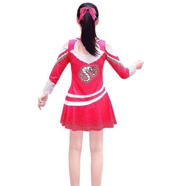 keaiyouhuo Roze bubbelkostuum voor kinderen, roze heks tule jurk, prinses pailletten, outfits met accessoires voor 3-14 jaar