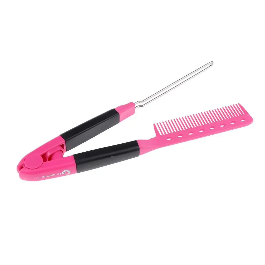 Comb Straightener Antistatic Foldable Pocket Hairdressing Brushes Highlighting Comb Sectioning Combs