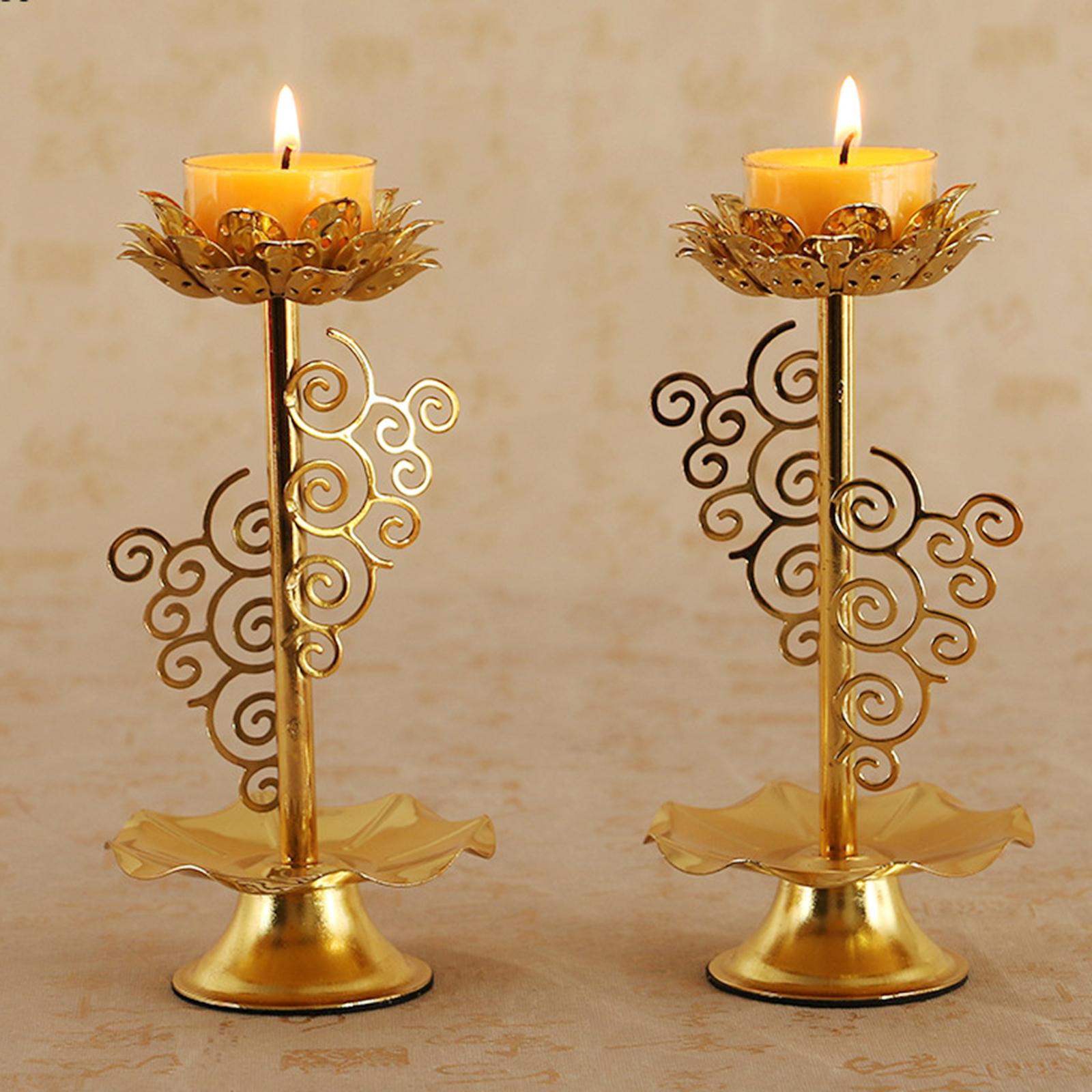 Ghee Lamp Holder Candle Holder Butter Oil Lamp Candlestick Tibetan Religious Activities