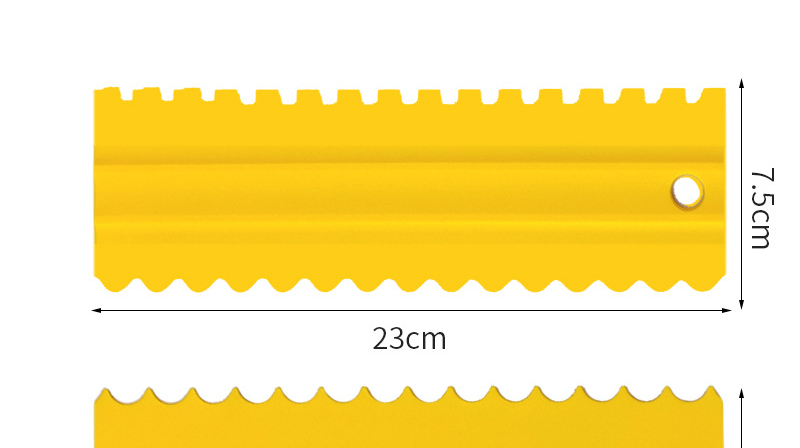 Description Picture 4 of item4pcs/set cream scraper PP Cream Smoother Pastry Icing Combs Spatulas DIY Baking Tools bakery accessories Cake Decorating Comb