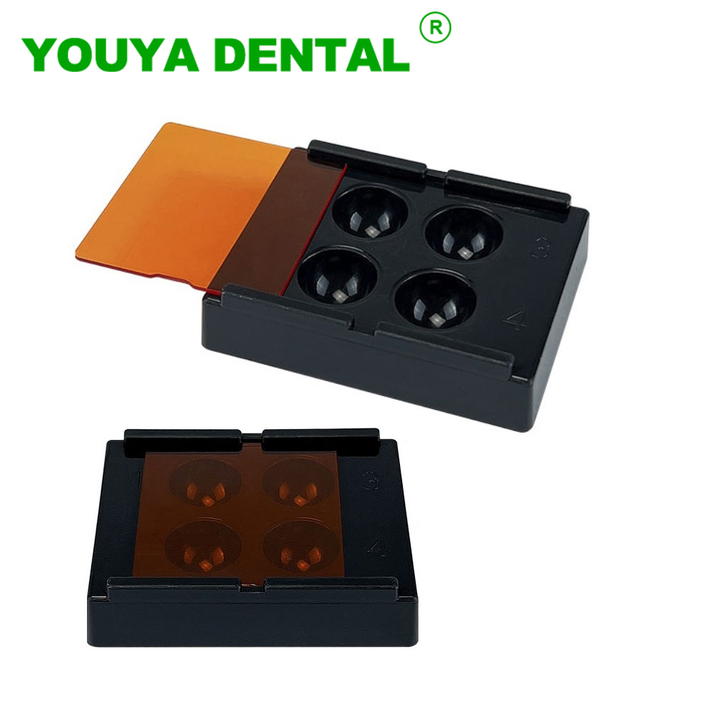 Best of Dental Veneer Storage Box 4 Holes Teeth Patch Shading Light Storage Case Dentistry Membrane Tooth Box Protector Container Reviews & Tips