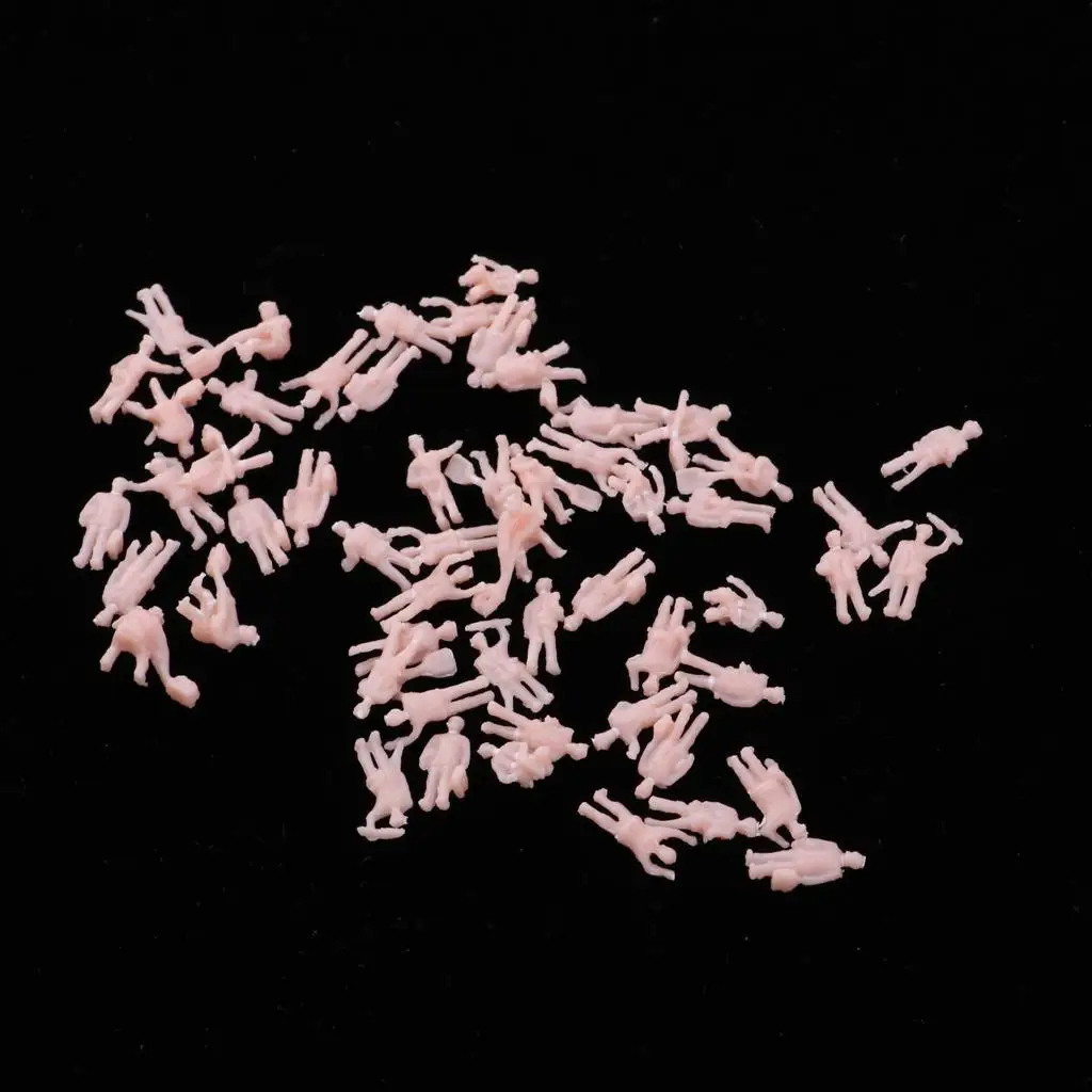 1/150 Scale N Layout Worker People Figures for Diorama Architecture DIY Accs