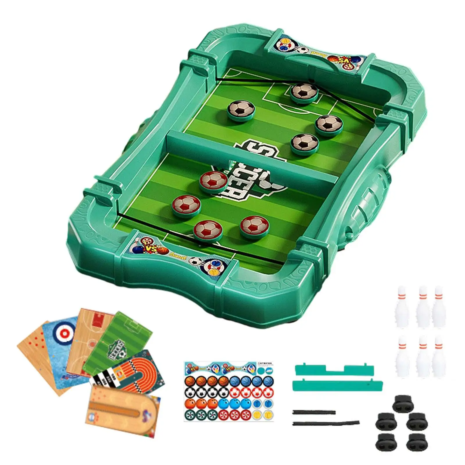 Table Hockey Game Indoor Board Fast Puck Game Educational Toy Interactive Toy for Travel Toy Adults Holiday Gift