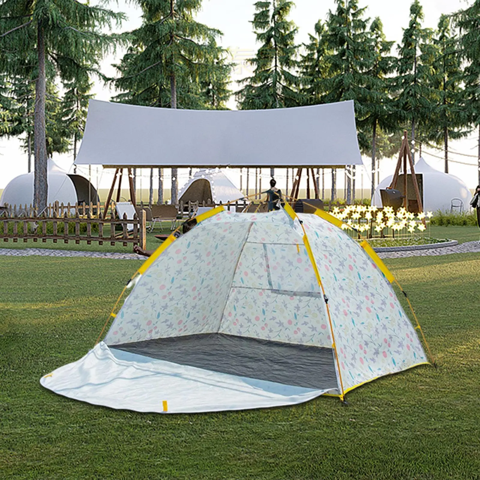 Ultralight Camping Tent Automatic Quick Opening Sun Protection Sun Shelter for Sports Festival Gathering Picnic Outdoor Climbing