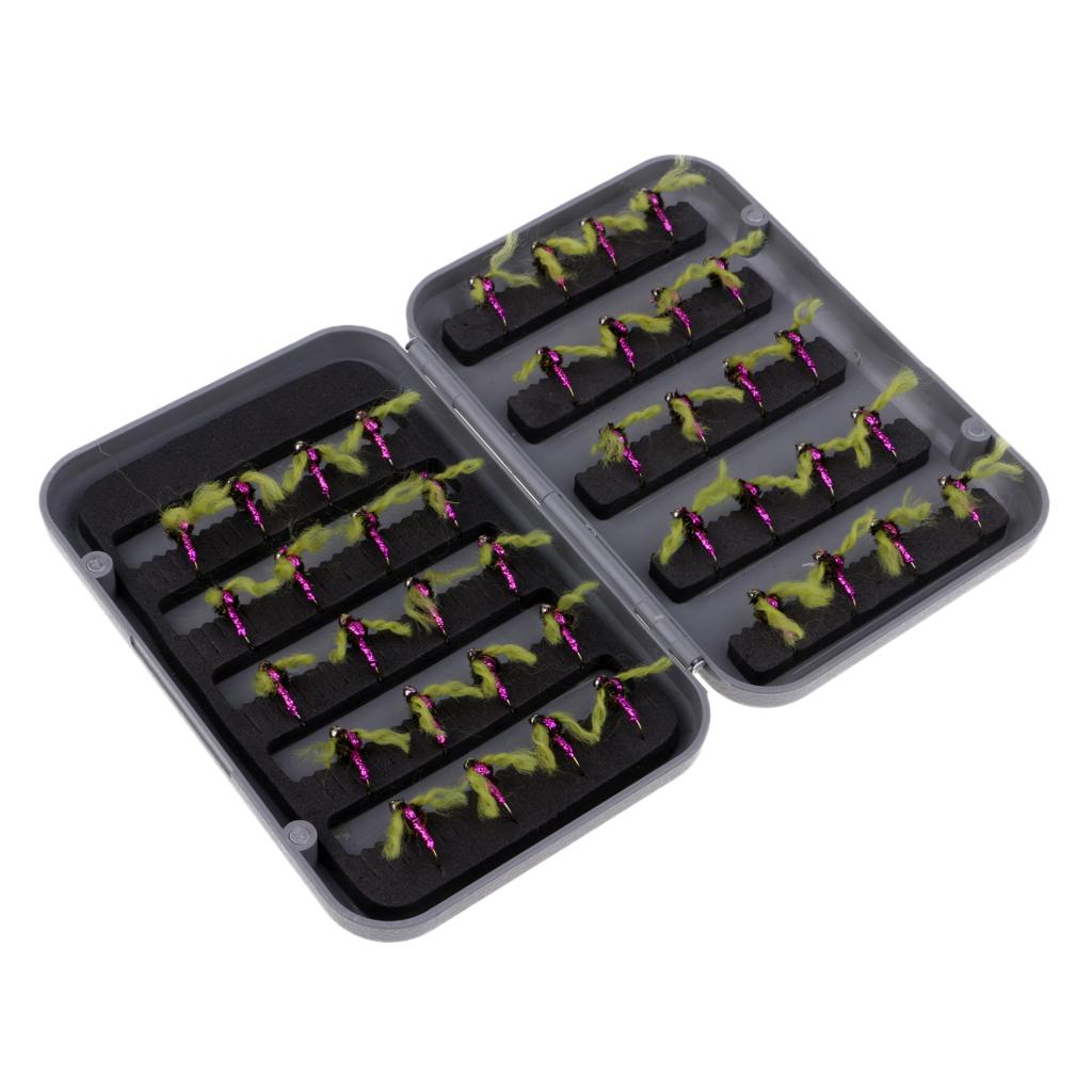 40pcs  Fly Fishing  Kit- Handmade Fly Fishing  ?High Simulation Fishing Dry 